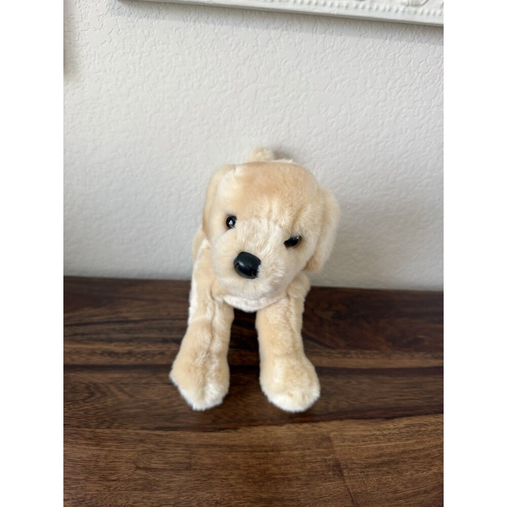 Douglas Cuddle Toys Yellow Lab Labrador Retriever Puppy Plush Dog 14” Stuffed